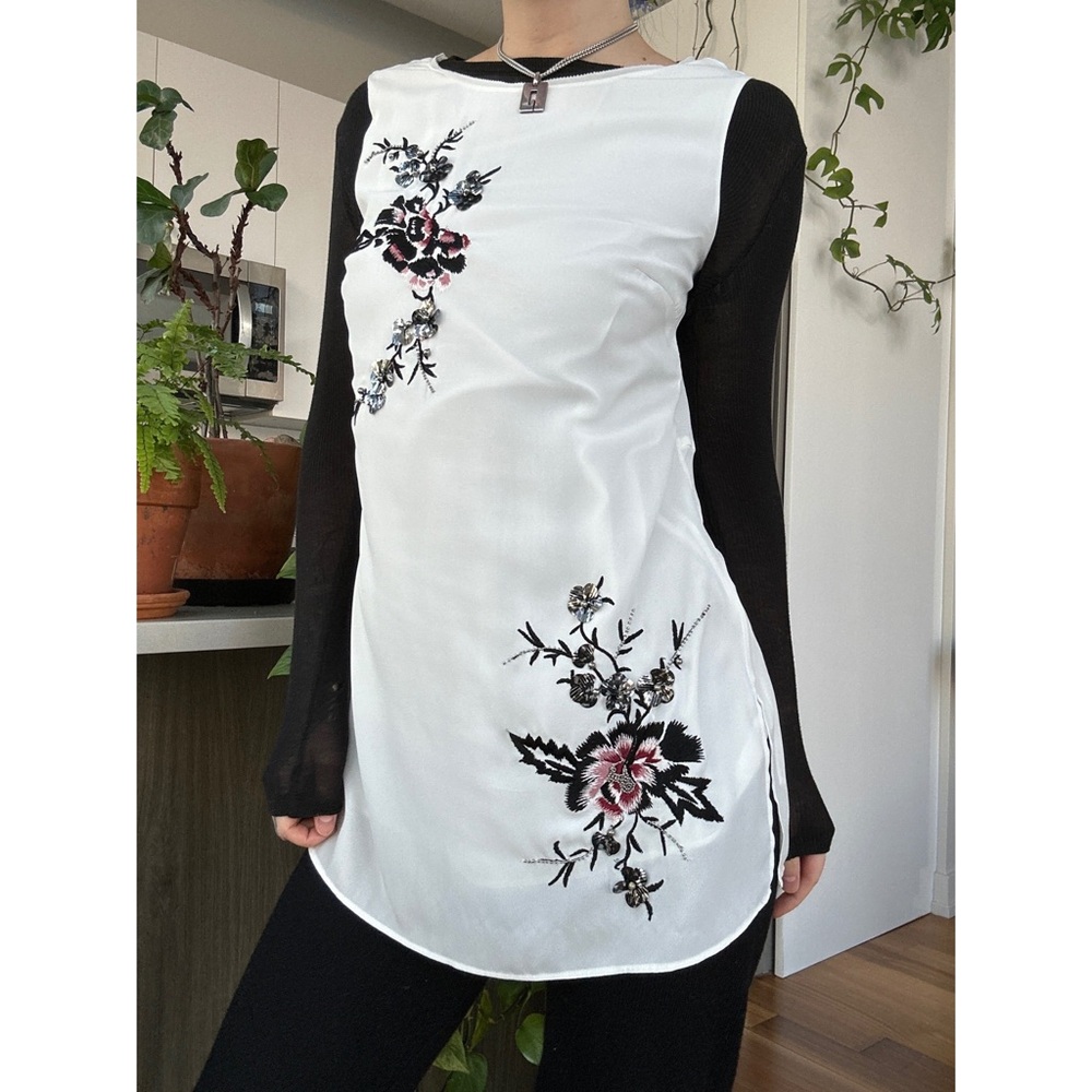 Floral Embroidered Top
